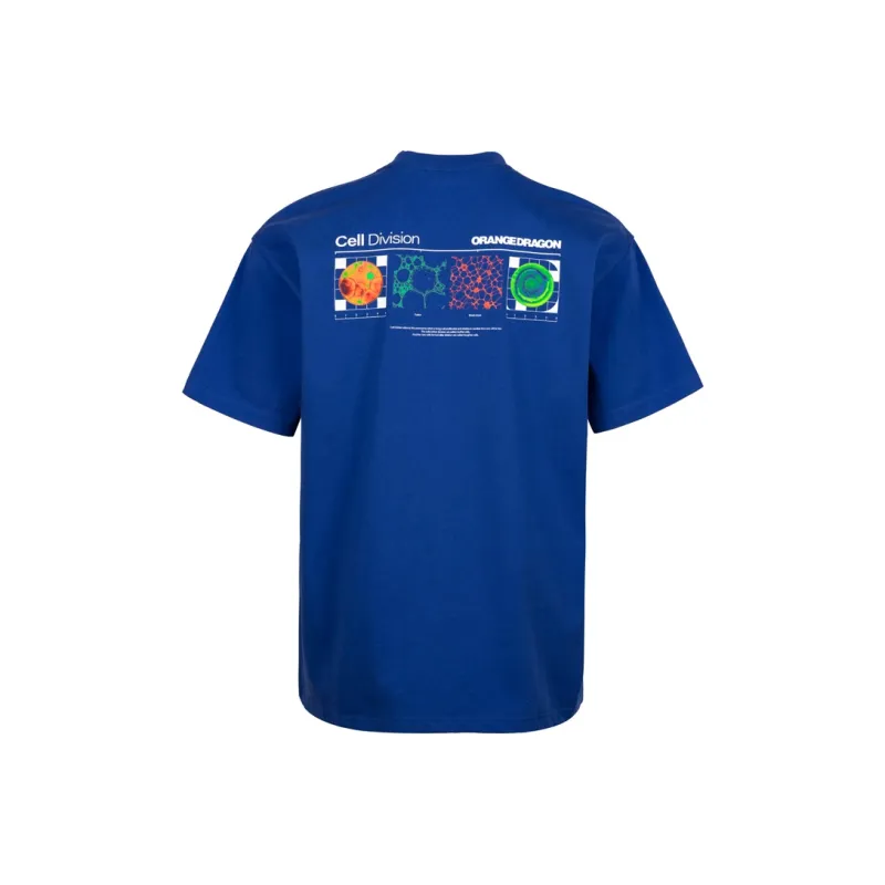 ORANGE DRAGON T Shirts Unisex Royal Blue-1