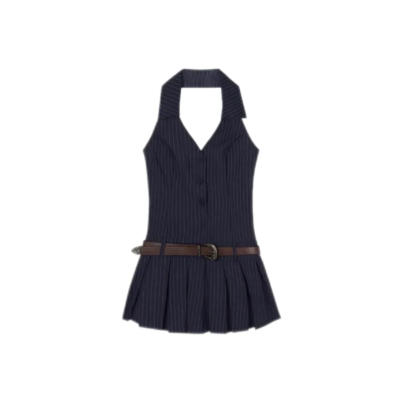 KUNZHUDAXIANG Sleeveless Dress Women's-0