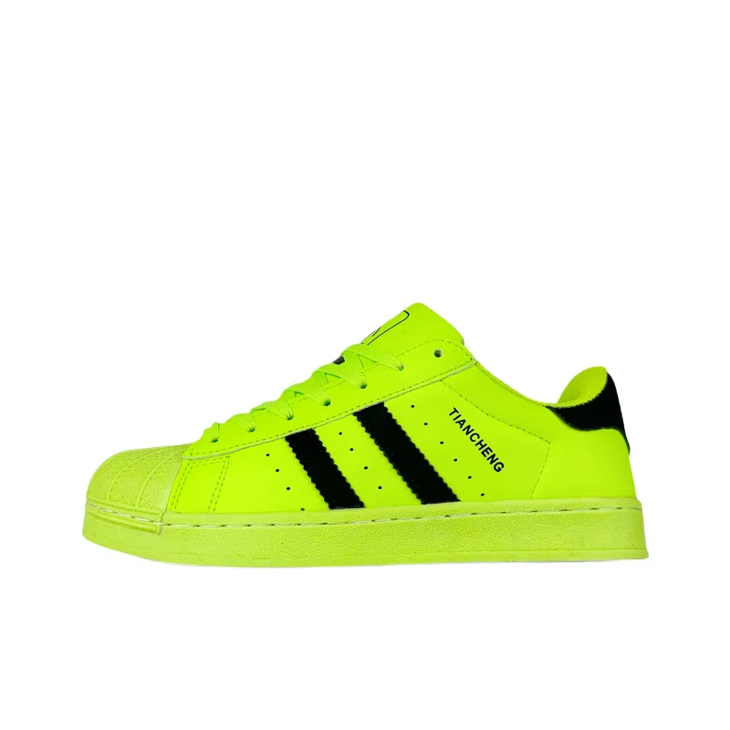 Rongchuan Low Top Skateboard Shoes Unisex Neon Green-1