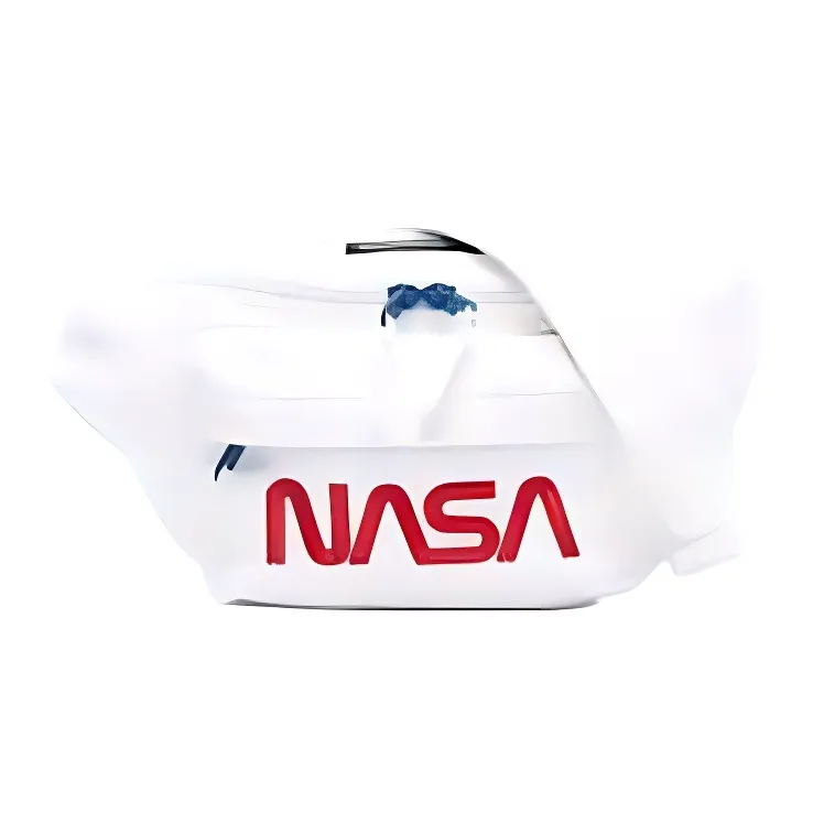 Balenciaga X NASA Co Branded Series Nylon Cell Phone Pouch Sling Bag, Fanny Pack Men's White-0