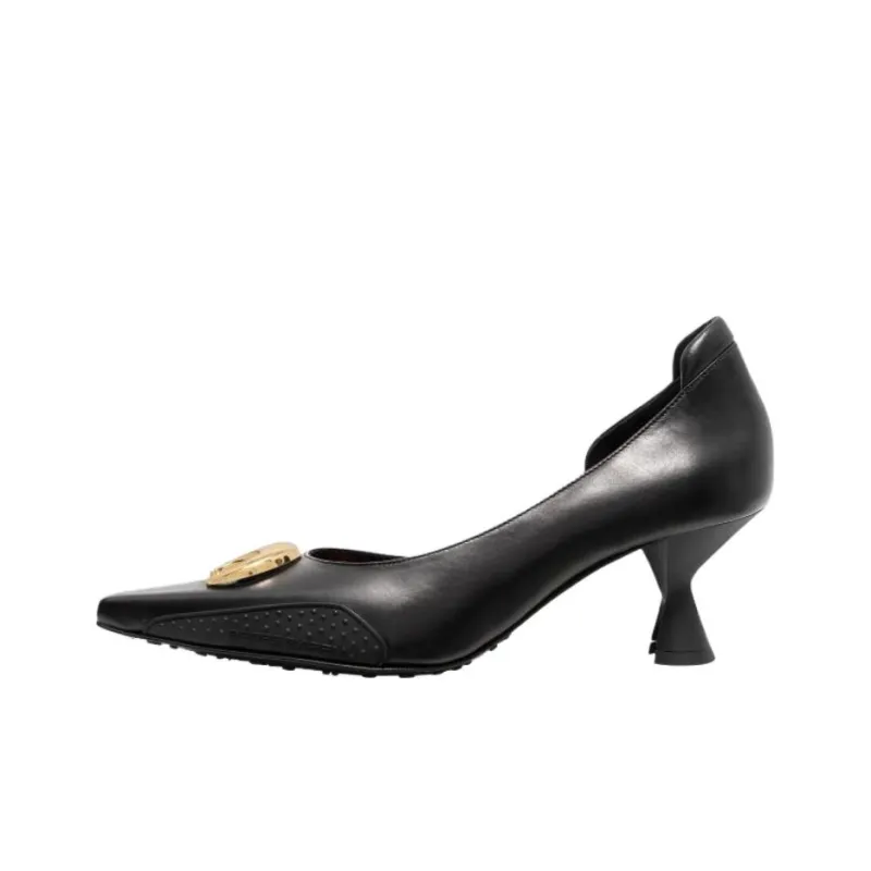 Marine Serre Slim Heel High Heels 6cm Women's Black-0