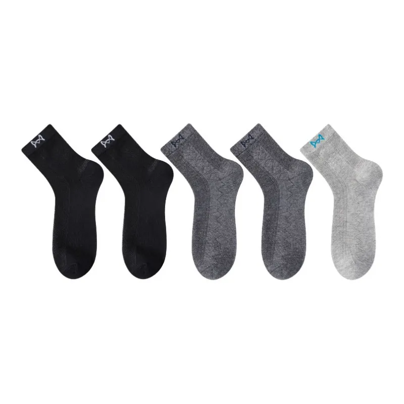 MIIOW Cool One Summer Series Mid Calf Socks Men's 5 Pack-4