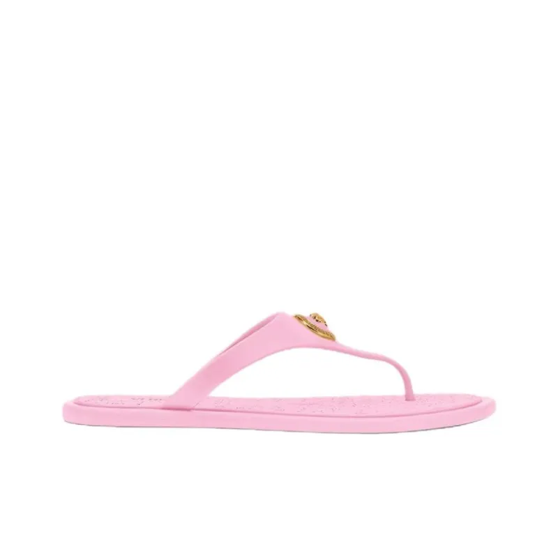 VERSACE Rubber Sole Massage Flip Flops Women's Pink-1