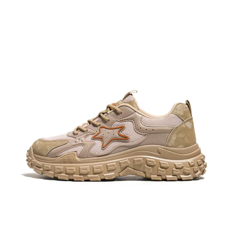 ROBINHOOD Cushioning, Slip Resistant, Abrasion Resistant, Coverage, Support Low Top Chunky Sneakers Men's-11