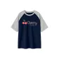 Navy Blue & White Heather Gray