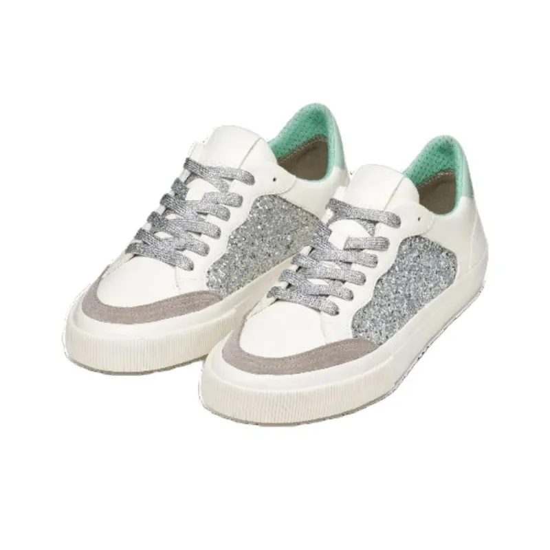 GEOX D EMMELENY B Abrasion Resistant Low Top Skateboard Shoes Women's White Green-2