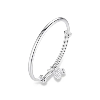 UZIID S999 Fine Silver Bangles Women's