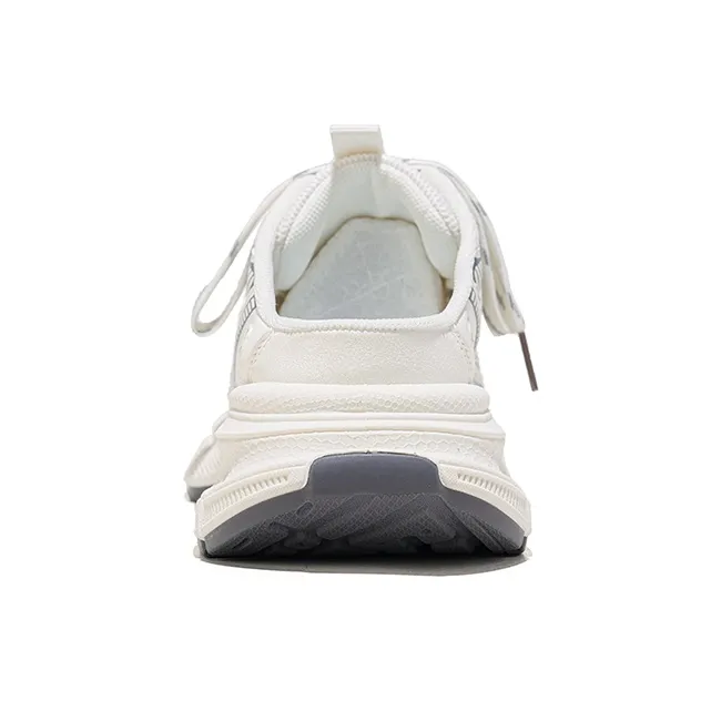 RENBEN Slip Resistant Abrasion Resistant Closed Toe Slippers Women's Beige Gray-6