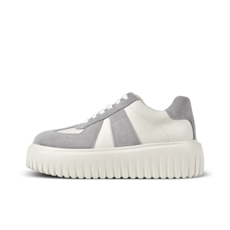 ROCKPORT Low Top Skateboard Shoes Women's Gray White-0