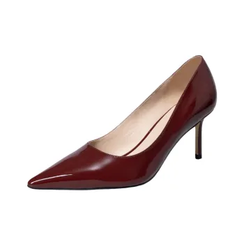 REDSWAN Slim Heel High Heels 6.5cm Women's Burgundy