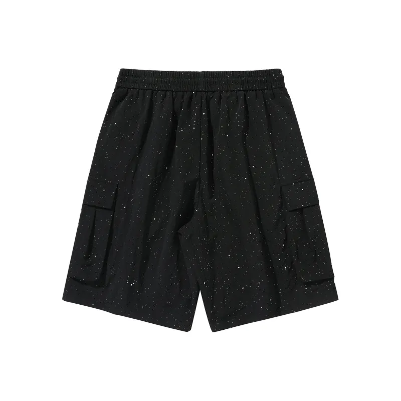 WARRIOR Casual Shorts Unisex Black-1
