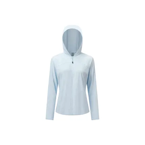 XTEP UV Protection Sun Protection Clothing Women's Light Pale Blue