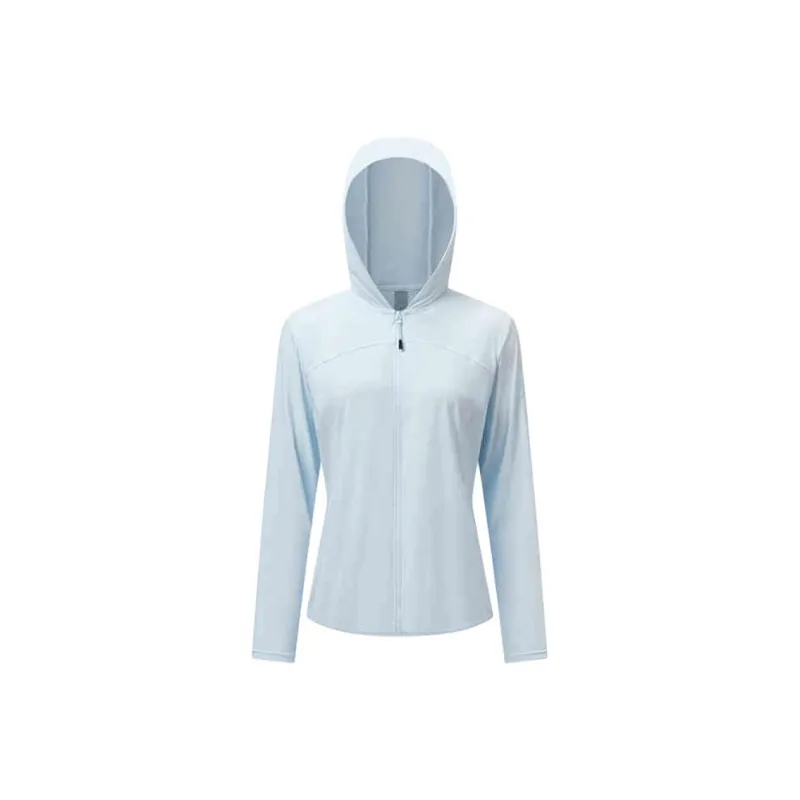 XTEP UV Protection Sun Protection Clothing Women's Light Pale Blue-0