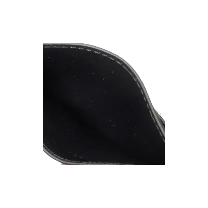 VERSACE Leather Card Holder Men's Black-3