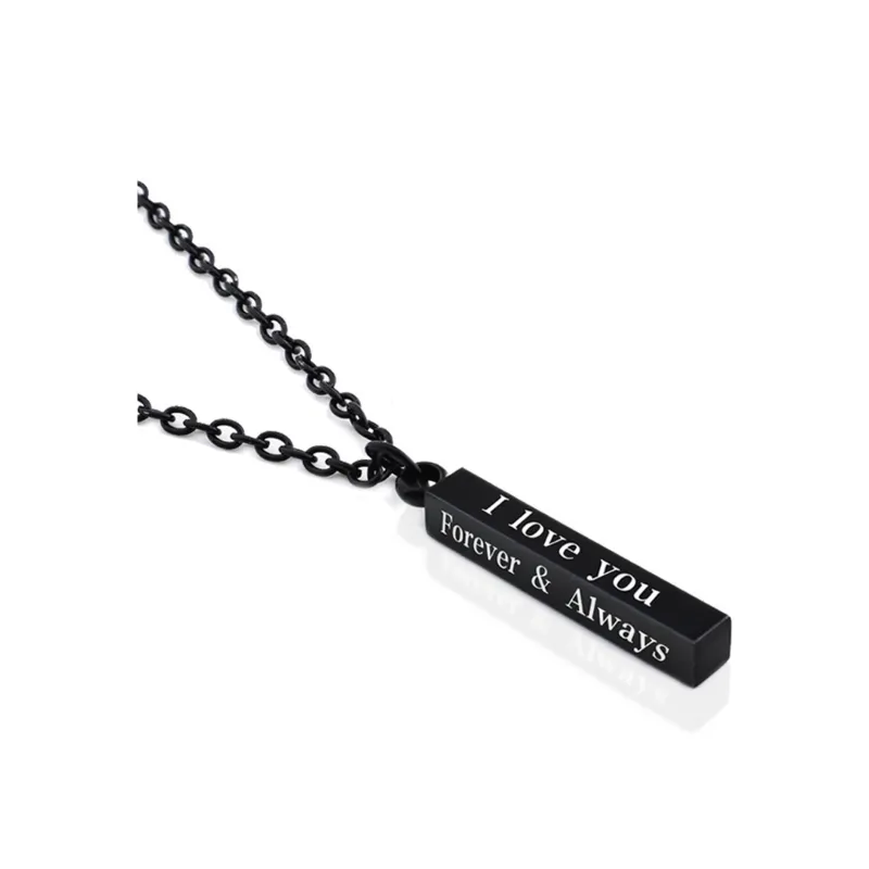 DH7 Titanium Steel Necklaces Unisex-4
