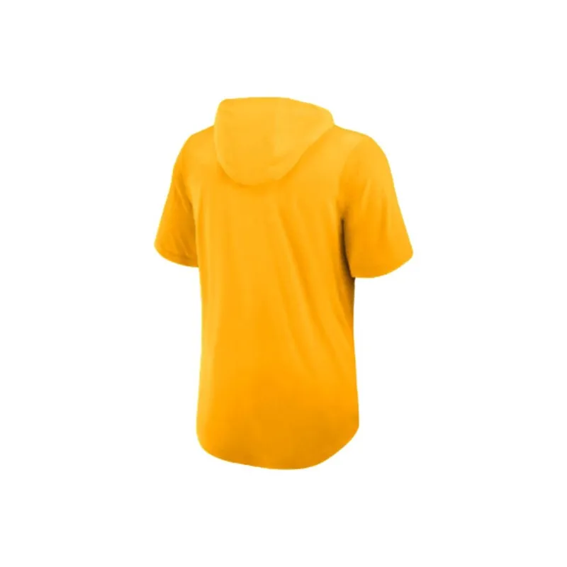 Nike Pittsburgh Pirates Logo Men's Nike Dri FIT Mlb Hooded T Shirt-1