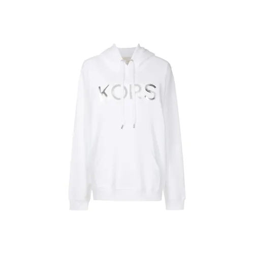 MICHAEL KORS Oversized Metallic logo Hoodie