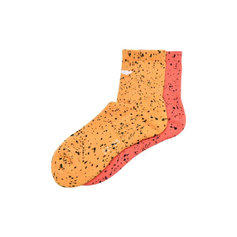 LiNing Mid Calf Socks Unisex Multi double Loading Red Yellow-7