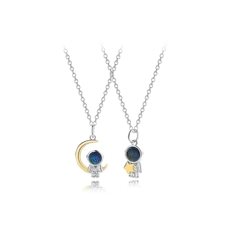 LuluCanaan Glass Cat Eye Necklaces Unisex-4