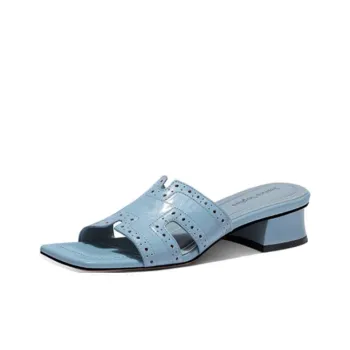 JESSICA SOPHIA Rubber Sole Cut Out Odor Resistant Slide Slippers Women's
