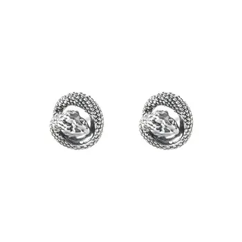 JKEM Copper Stud Earrings Unisex