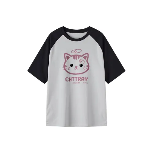 FAIRWHALE Drop Shoulder Sleeve T Shirt Women's