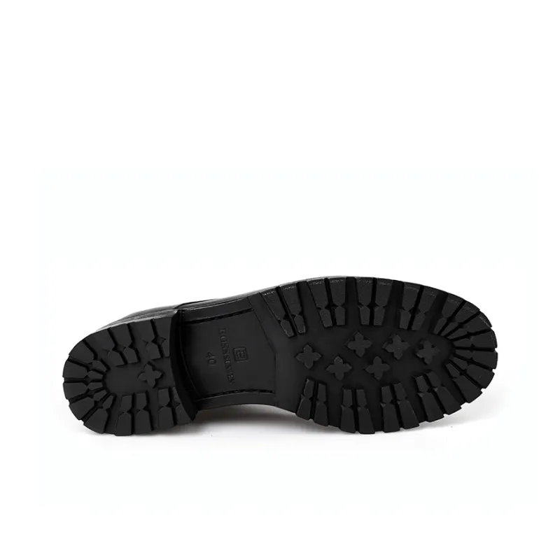 BOSSSUNWEN Dress Shoes Men's Black-5