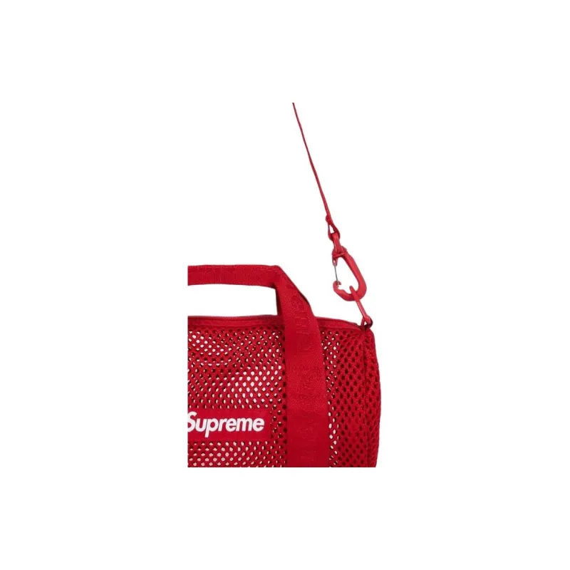 Supreme Polyester One Shoulder Handbag Mini Unisex Red-4