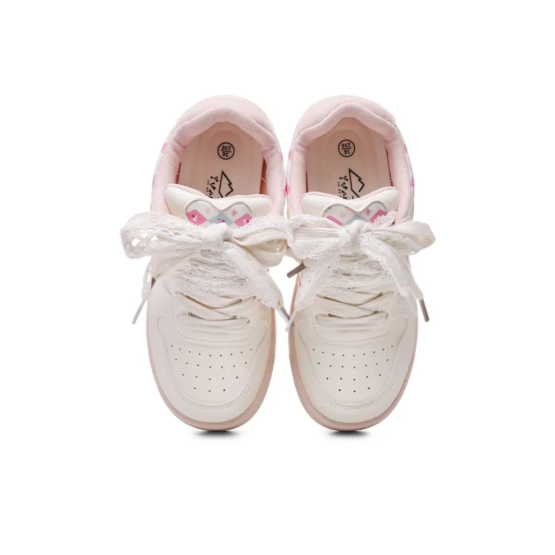 Lovely You Wear resistant And Lightweight Low Top Skateboard Shoes Women's-31
