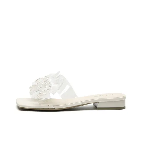 FIVE PLUS Rubber Sole Slide Slippers Women's