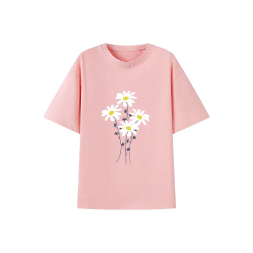 FAIRWHALE Drop Shoulder Sleeve T Shirt Women's