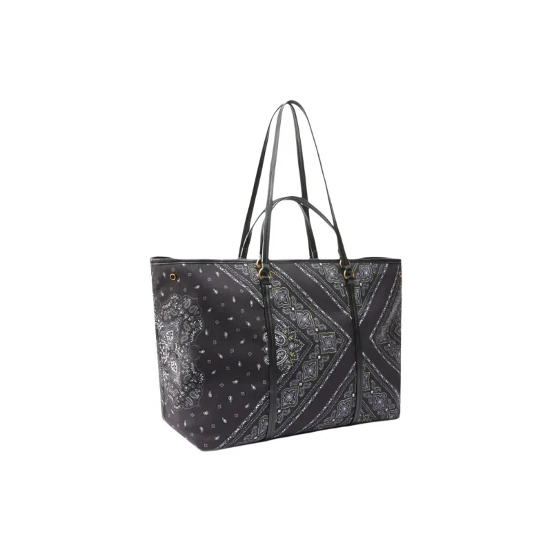 PINKO Polyester With Cotton Handbag Women's Black-1