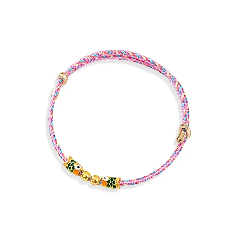 Inkopper Fabric Rope Bracelets Unisex-3