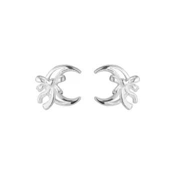 Happy Tide S925 Silver Stud Earrings Women's
