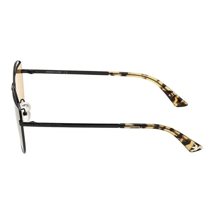 McQ Alexander McQueen Metal Aviator Sunglasses Unisex Black-2