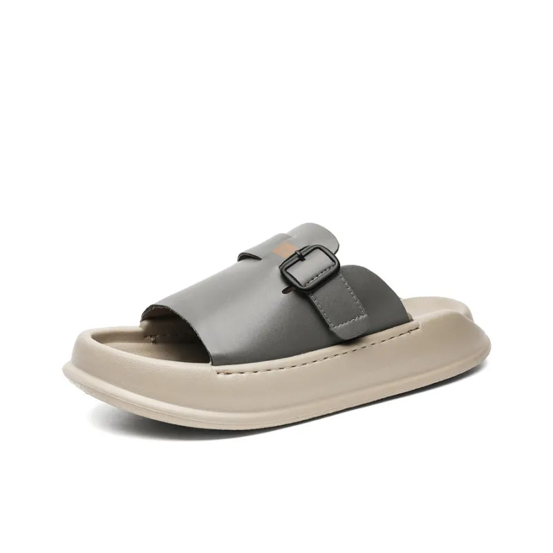 SOBB Rubber Sole Abrasion Resistant Cushioning Slide Slippers Men's-6
