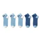 5 Pack[3 Light Blue, 2 Dark Blue]