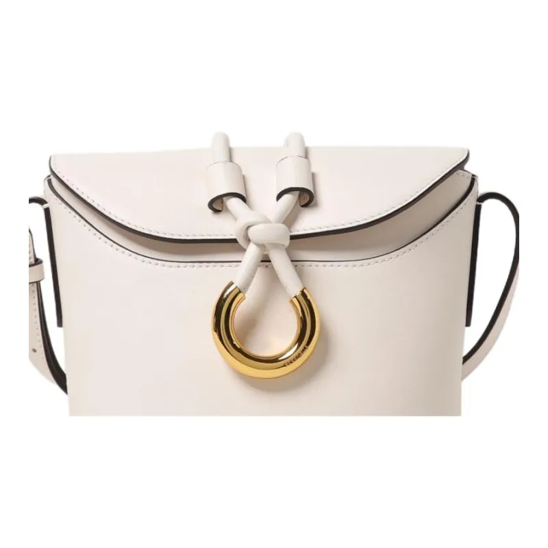 COCCINELLE Leather Shoulder Bag Women's White-3