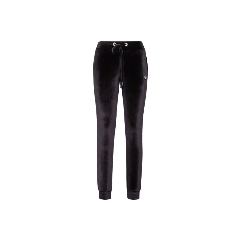 PHILIPP PLEIN Knitted Sweatpants Women's Black-0