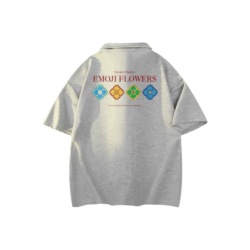 Emoji Polo Shirts Unisex-9