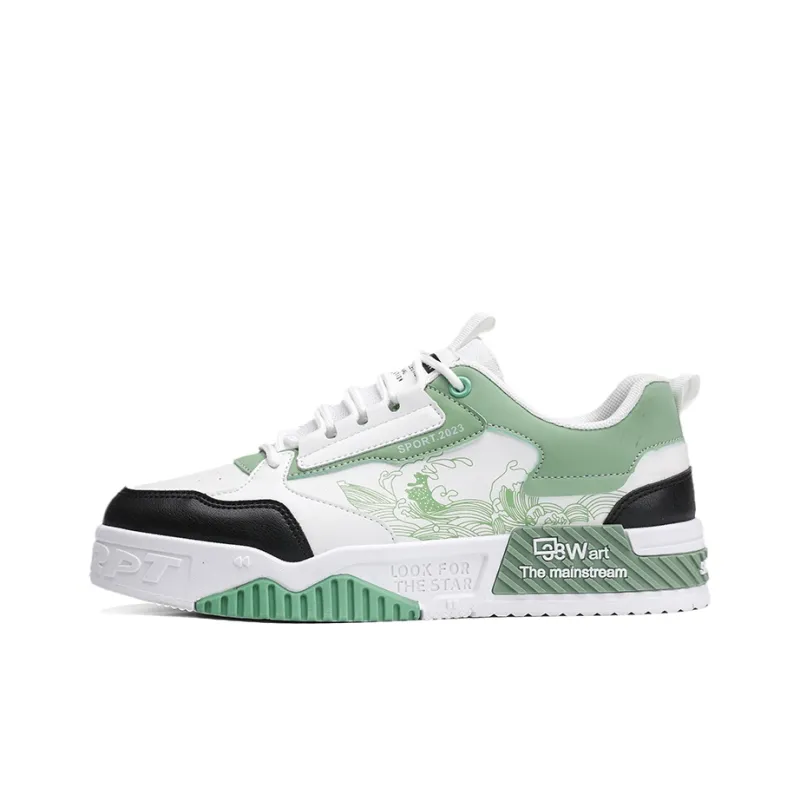 LONGDUIZHANG Slip Resistant Cushioning Abrasion Resistant Breathable Low Top Skateboard Shoes Unisex-8