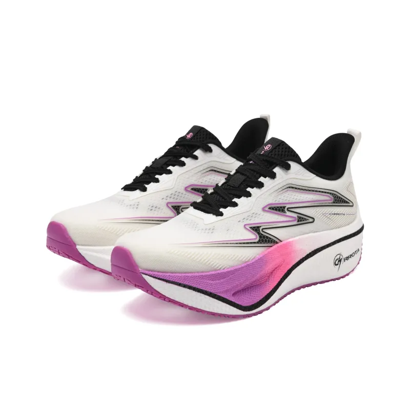 CHRROTA Low Top Running Shoes Unisex Purple Rhythm Flying Shadow-3