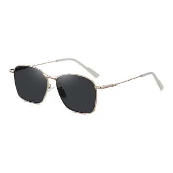 AAJF Stainless Steel Square Sunglasses Unisex