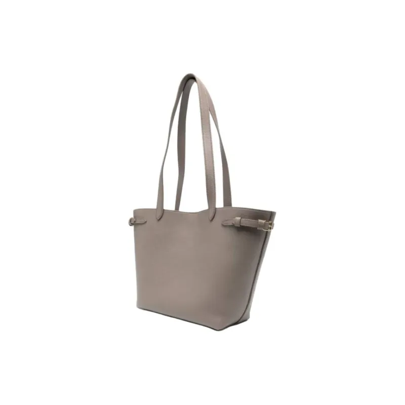 CELINE Logo Tote Bag, Shopping Bag, Handbag, Shoulder Bag Small Size Women's Ivory Gray-1