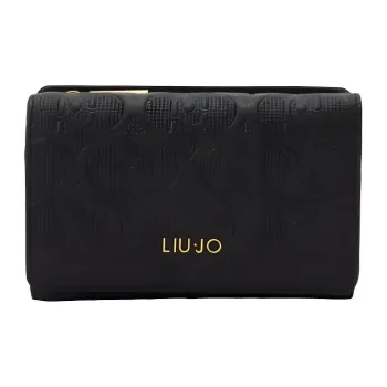 LIU·JO UOMO Synthetic Leather Wallet Medium Size Women's Black