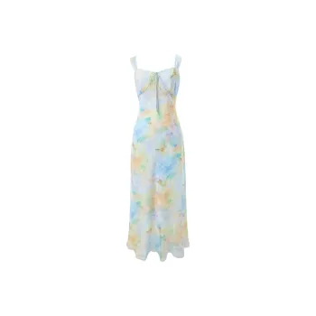 DOSOHEB Slip Dresses Women's Multicolor
