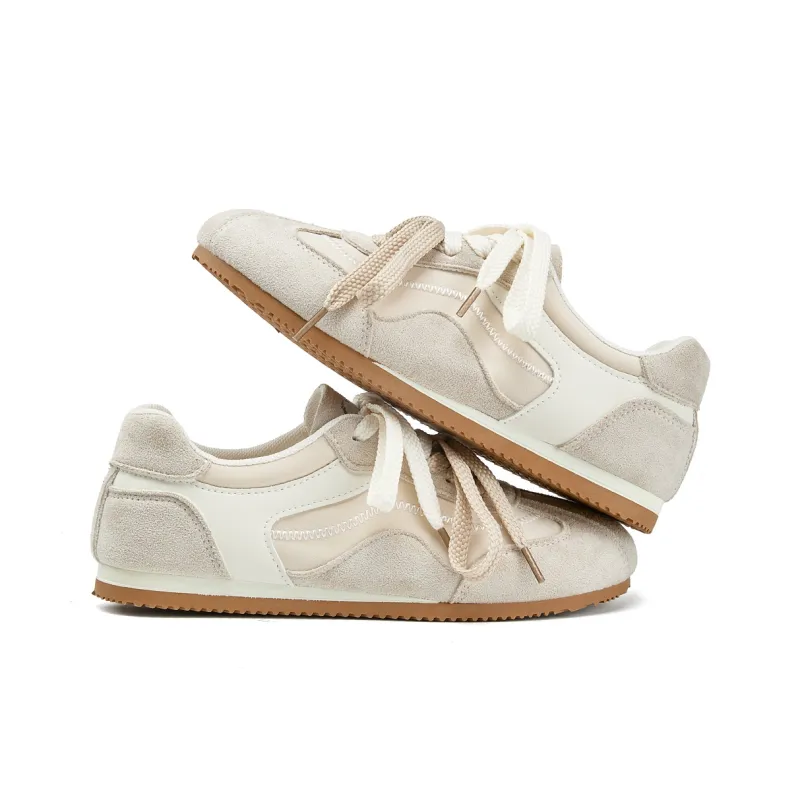 La Chapelle Slip Resistant, Abrasion Resistant, Rebound Resistant Low Top Casual Shoes Women's Greige-4