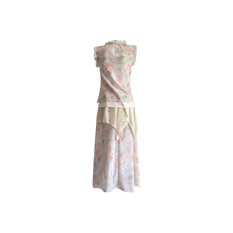 Udon House Two Piece Skirt Sets Women's Set-1