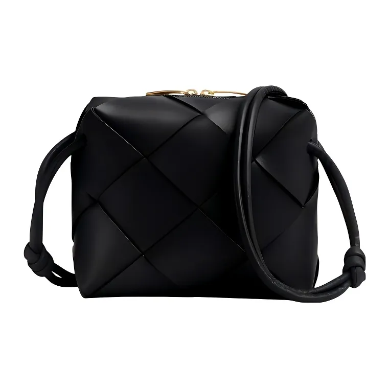 Bottega Veneta Cassette Camera Bag Mini Black-2