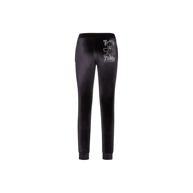 PHILIPP PLEIN Knitted Sweatpants Women's Black-1